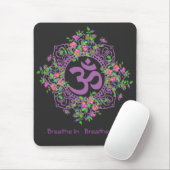 息を吸い込む – 息を吸い出す，禅，スピリチュアル マウスパッド (マウス)