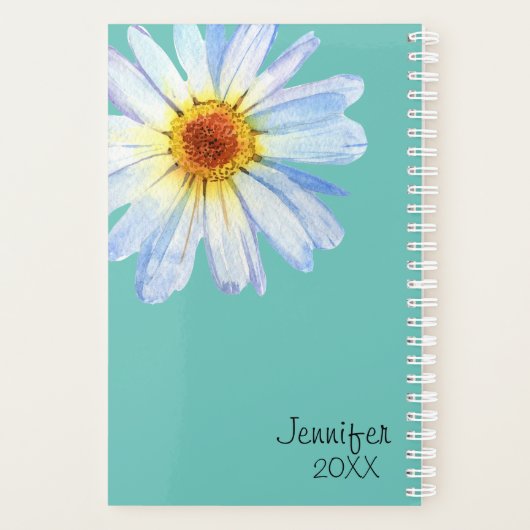 息を吸い込パーソナライズされたむ プランナー手帳 (裏面)