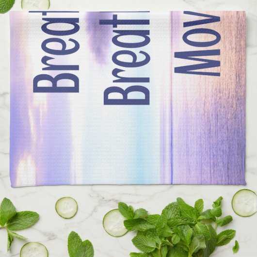 息を吸い、息を吐き、動きやる気を起こさせる続け キッチンタオル (折り畳み)