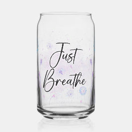 息を吸う ガラス缶