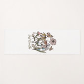 息を吸う – ワイルドフラワー – ヨガ – 自然 – かわいい ヨガマット (正面(横))