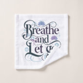 息を吸って離す： パーソナライズされた バスタオルセット (ウォッシュタオル)