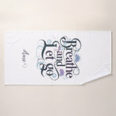 息を吸って離す: パーソナライズされた バスタオル (バスタオル)