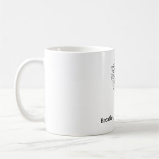 息を吸って、信じて、なりたい自分に コーヒーマグカップ