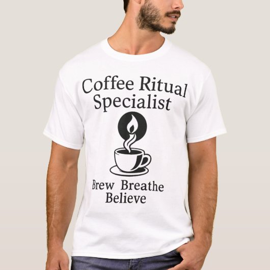 息を吹き信じ出す Tシャツ (正面)