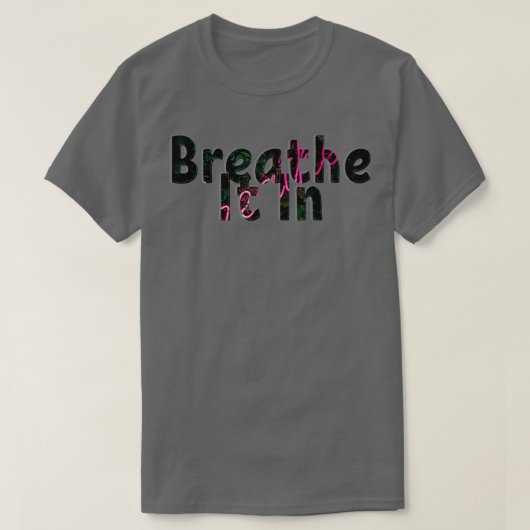 息を吹き込む Tシャツ (デザイン正面)