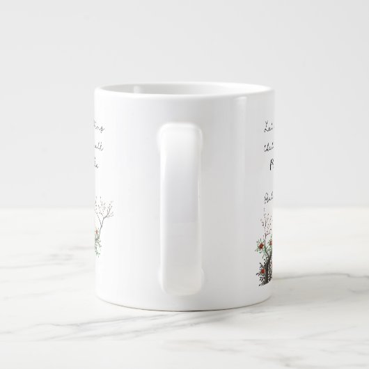 息を吹き返すすべてのことを主をほめたたえよ ジャンボコーヒーマグカップ (裏面)