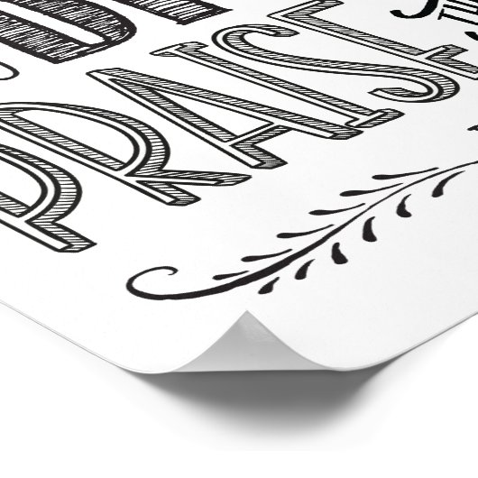 息を吹き返すすべてのことを主をほめたたえよ ポスター (角)