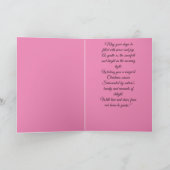 息を呑むような雪の丘陵の冬の風景 カード (内部)