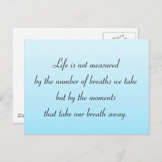 息を呑む瞬間たち ポストカード (正面/裏面)