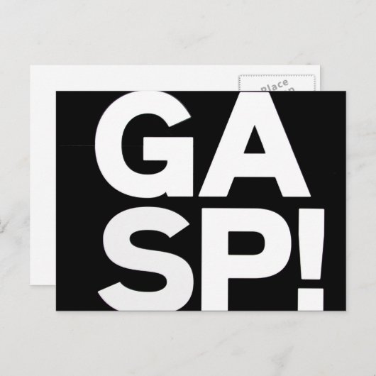 息を呑む ポストカード (正面/裏面)