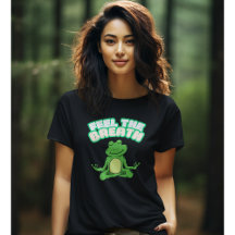 息を感じるヨガのポーズTシャツ