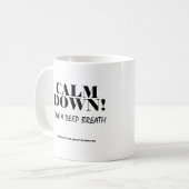 息を止める面白いマグカップ コーヒーマグカップ (正面左)