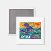 息を飲む マグネット (正面/裏面)