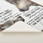 息パーソナライズされた子へのパパ シェルパブランケット (3/4)