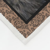 息パーソナライズされた子へのパパ フリースブランケット (角)