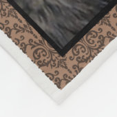 息パーソナライズされた子へのパパ フリースブランケット (角)