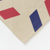 息パーソナライズされた子へのパパ フリースブランケット (角)