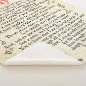 息パーソナライズされた子宛の手紙 シェルパブランケット (3/4)