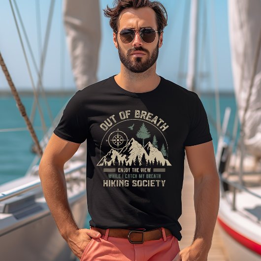 息切れハイキングソサエティTシャツ Tシャツ