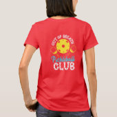 息切れピックルボールクラブ  Tシャツ (裏面)
