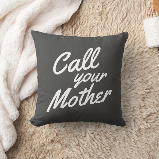 息子おもしろい娘の引用文がお母さんを呼ぶ クッション (ブランケット)