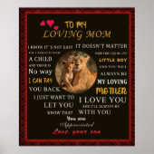 息子から愛する母に ポスター (正面)