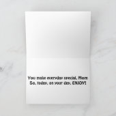 息子から母へ誕生日 カード (内部)