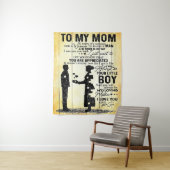 息子から母へ、母へのプレゼント、母の日ギフトアイデア タペストリー (インサイチュ)