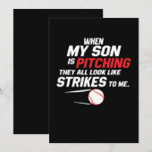 息子がピッチピッチングをしていると皆打ち合いに見える シーズンカード (正面/裏面)