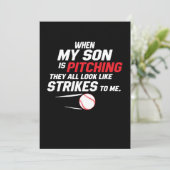 息子がピッチピッチングをしていると皆打ち合いに見える シーズンカード (スタンド正面)