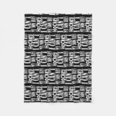 息子がホッケーホッケーパパ&ホッケーママを持てない フリースブランケット (正面)