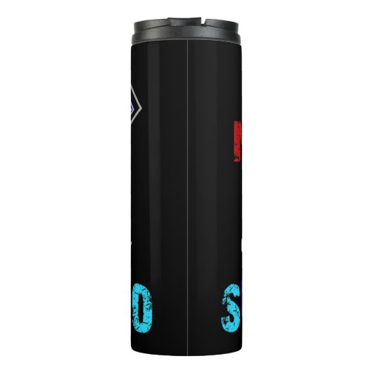 息子が私のスーパーヒーローお気に入りの自閉症ギフト8 9 10 タンブラー (裏面)