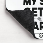 息子が結婚する独身最後の夜会 結婚式 マウスパッド (コーナー)