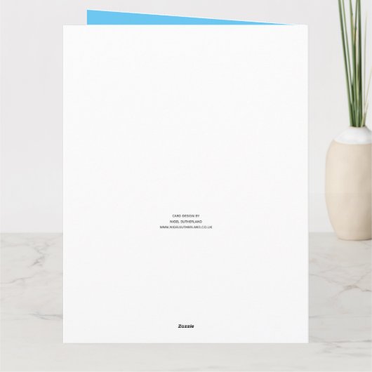 息子さんの新生児 カード (裏面)