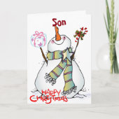 「息子さん」日々の休日を皆さんに楽しませます。 シーズンカード (正面)
