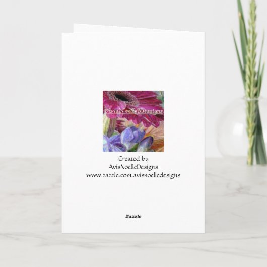 息子と妻の親愛冬のシーンにクリスマス シーズンカード (裏面)