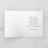 息子と娘婿 おめでとう 春の花 カード (内部)