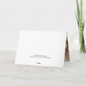 息子と彼の妻は幸せな感謝祭の挨拶のために カード (裏面)