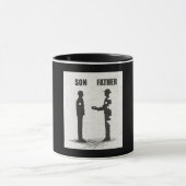 息子と父 マグカップ (中央)