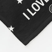 息子には母の消防士が心から感じた フリースブランケット (角)