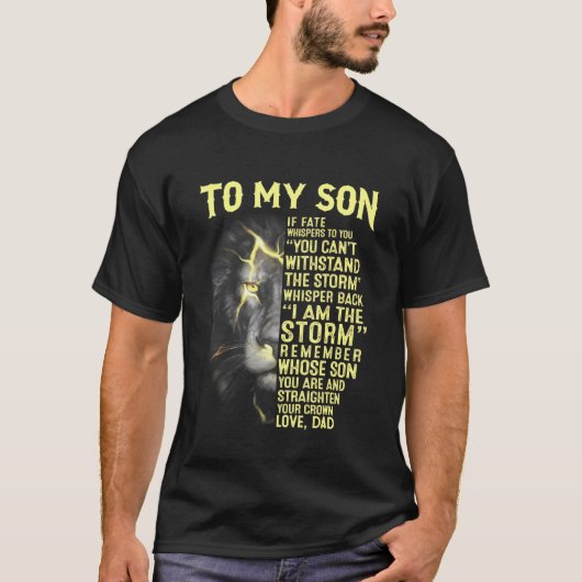 息子に愛のパパ Tシャツ (正面)