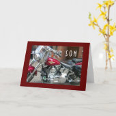  息子に父の日のカード**る** カード (黄色い花)