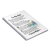 息子に言わせてもらえば、君がまだ小さかったらよかったと思うことがある ノートブック (右側)