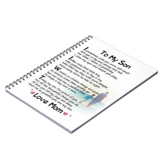 息子に言わせてもらえば、君がまだ小さかったらよかったと思うことがある ノートブック (左側)