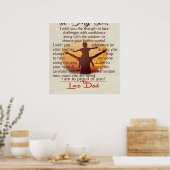 息子に |彼への素敵な手紙 | ポスター (キッチン)