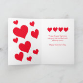 息子のためのバレンタインデーカード シーズンカード (内部)