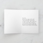 息子のための帆ボートのバースデー・カード カード (内部)