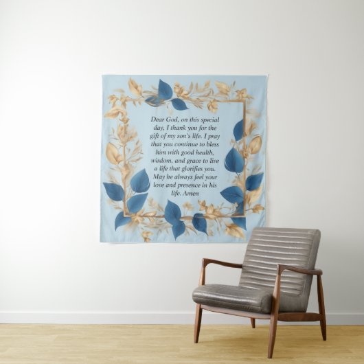 息子のための母祈りの言葉 タペストリー (インサイチュ)