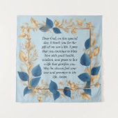 息子のための母祈りの言葉 タペストリー (正面)